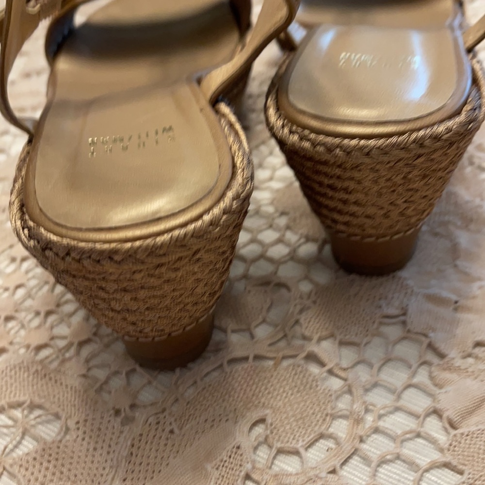 Stuart Weitzman Wedge Heeled Sandals Size 8m - image 4
